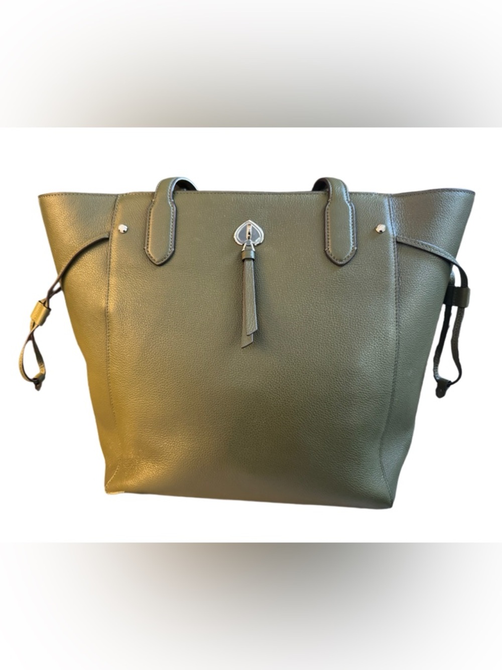 Kate Spade Marti Large Tote Pebbled Leather Enchanted Green